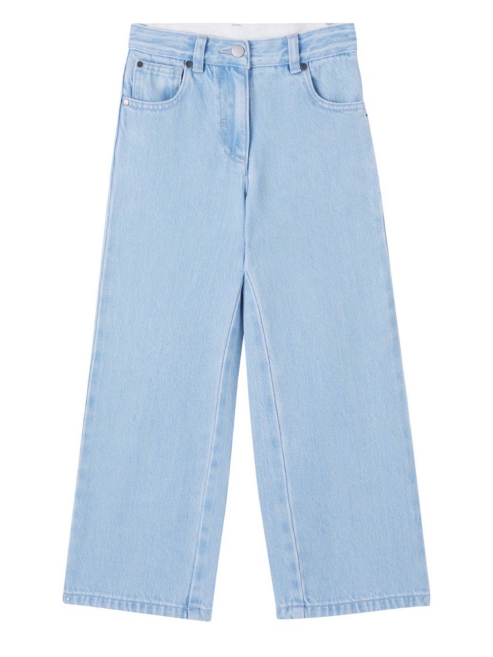 Stella McCartney Pale Blue Wide-Leg Jeans